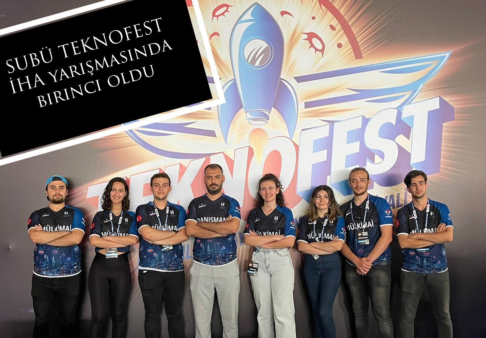 SUBÜ TEKNOFEST İHA yarışmasında birinci oldu