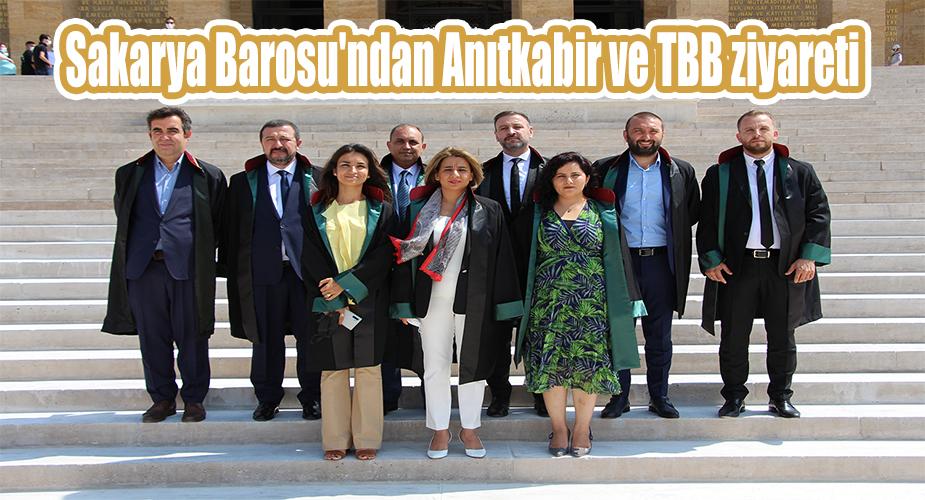Sakarya Barosu’ndan Anıtkabir ve TBB ziyareti
