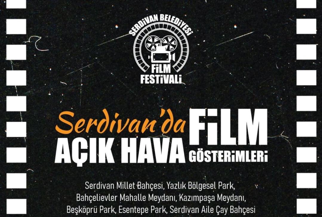  Serdivan'da açık havada sinema keyfi başlıyor 