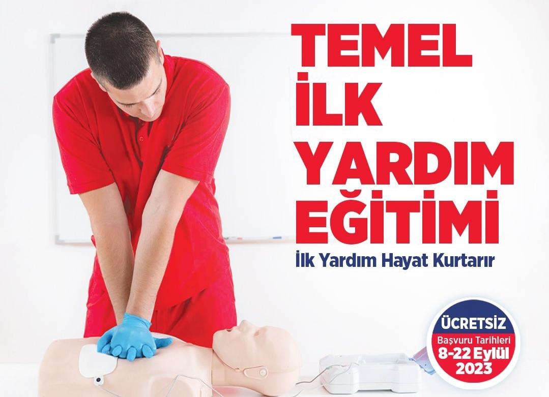 Temel ilk yardım eğitimleri için kayıtlar başladı