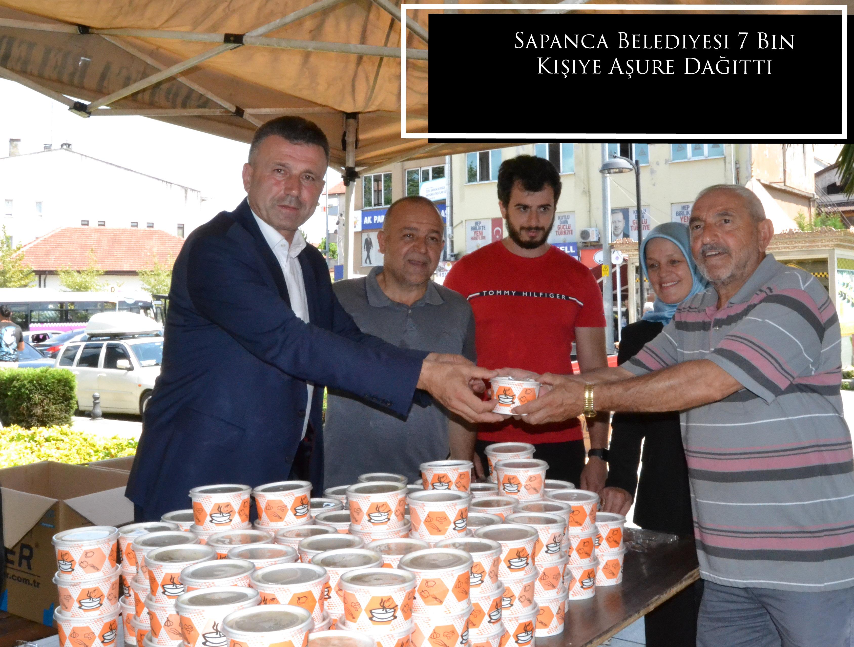 Sapanca Belediyesi 7 Bin Kişiye Aşure Dağıttı