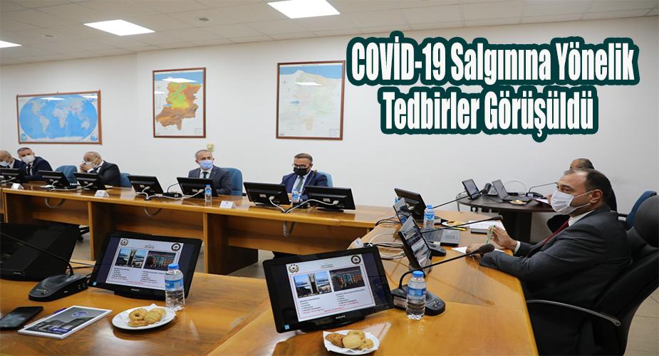 Vali Kaldırım Üniversitelerdeki Güvenlik Tedbirleri ve COVİD-19 Önlemlerine İlişkin Toplantılara Başkanlık Etti