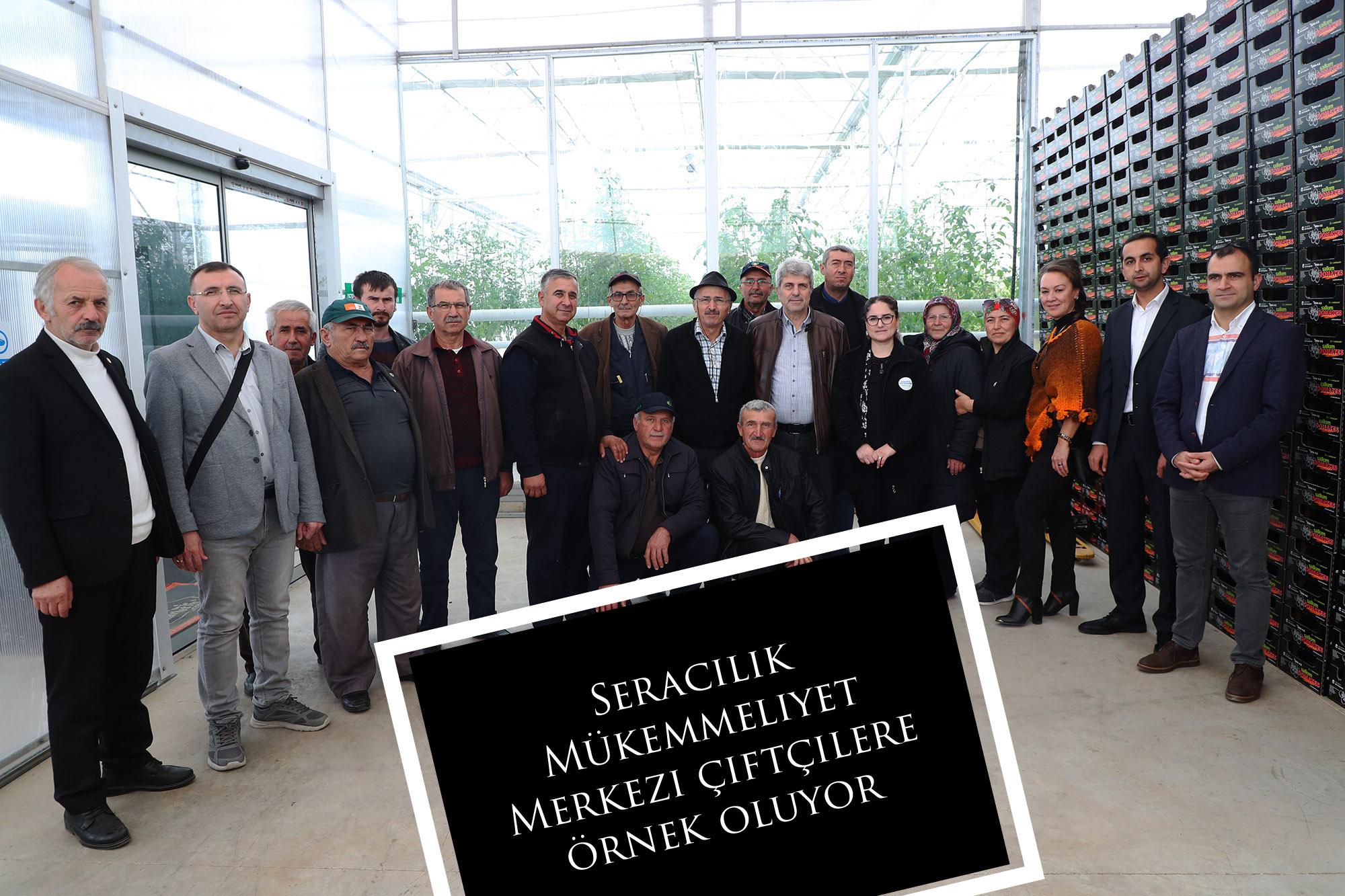 Seracılık Mükemmeliyet Merkezi çiftçilere örnek oluyor 