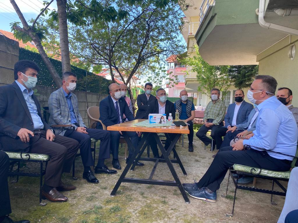 Dikbayır ve Kılıçaslan’ın Başkan Soykan ve Başkan Işıksu’ya taziye ziyaretleri
