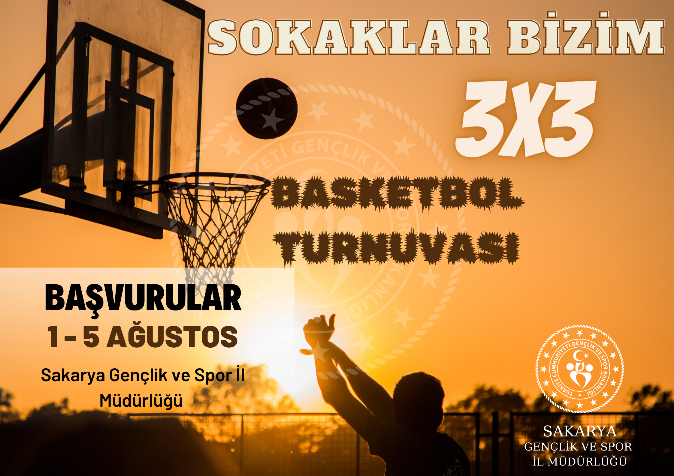 SOKAKLAR BİZİM 3X3 BASKETBOL TURNUVASI OYUN KURALLARI
