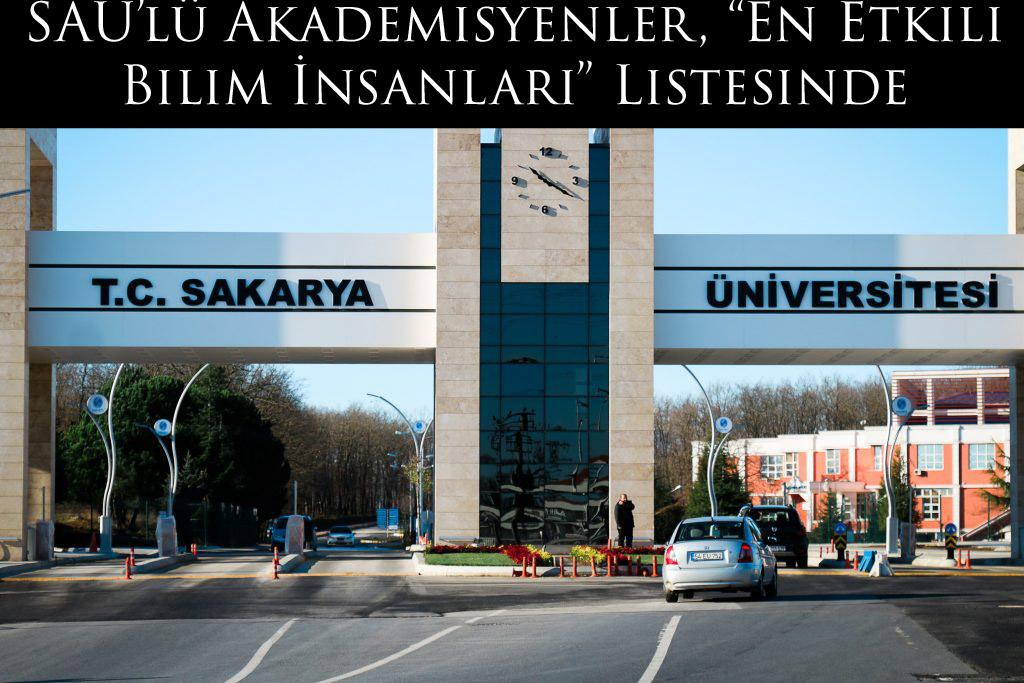 SAÜ’lü Akademisyenler, “En Etkili Bilim İnsanları” Listesinde 