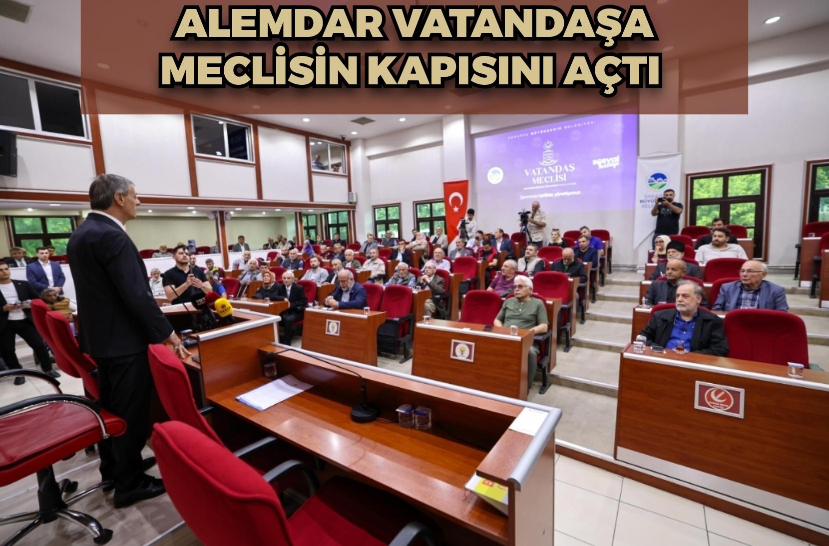 Alemdar vatandaşa meclisin kapısını açtı: “Bu şehrin geleceğine birlikte mühür vuracağız
