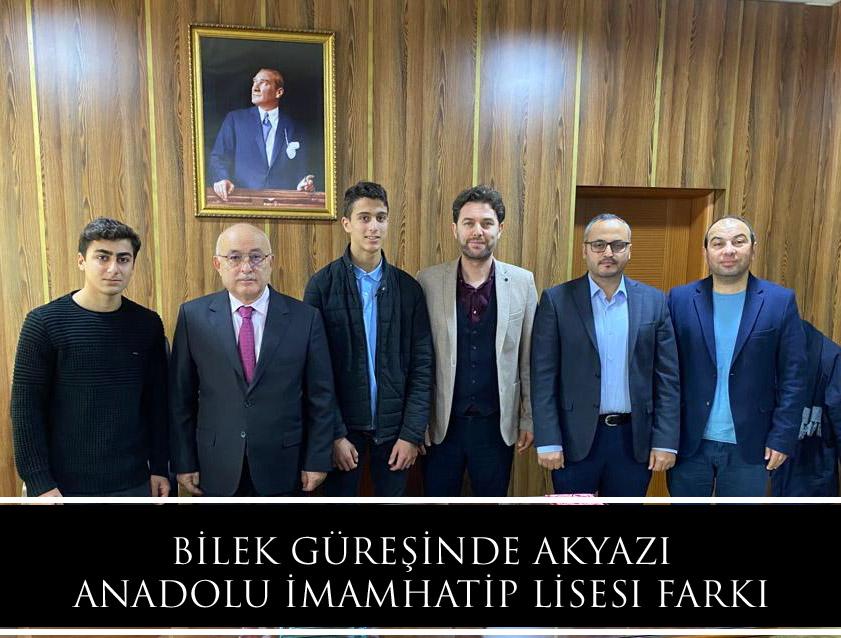 BİLEK GÜREŞİNDE AKYAZI ANADOLU İMAMHATİP LİSESI FARKI