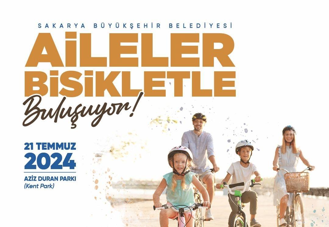 Aileler Büyükşehirle bisiklet turuna çıkıyor: Pedallar dostluk için dönecek