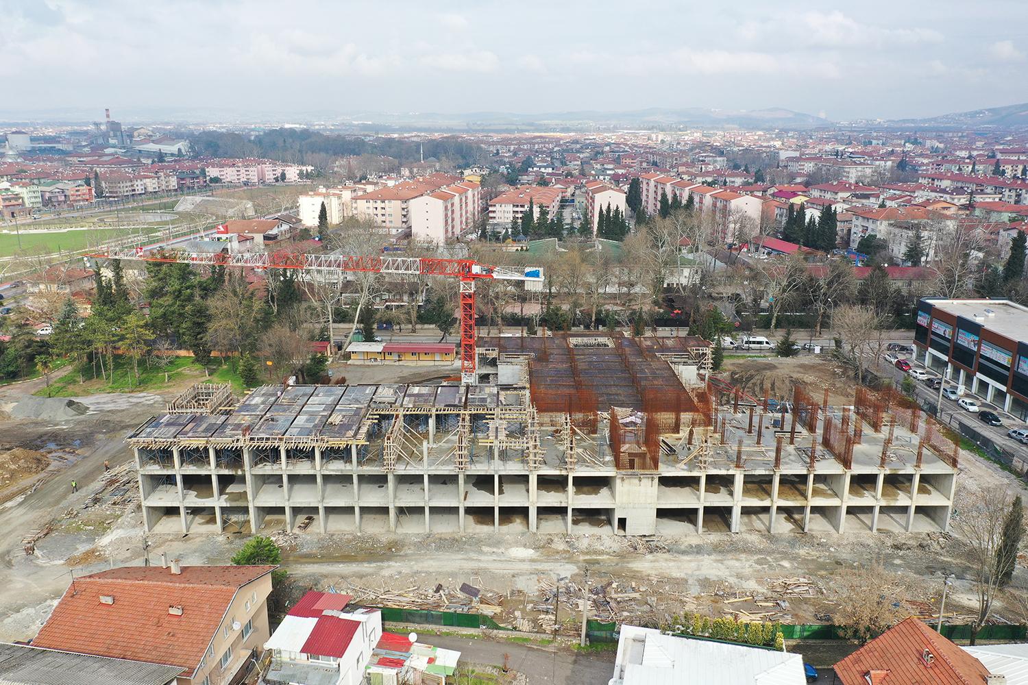 Şehrin Yeni Eğitim Külliyesi Yükseliyor