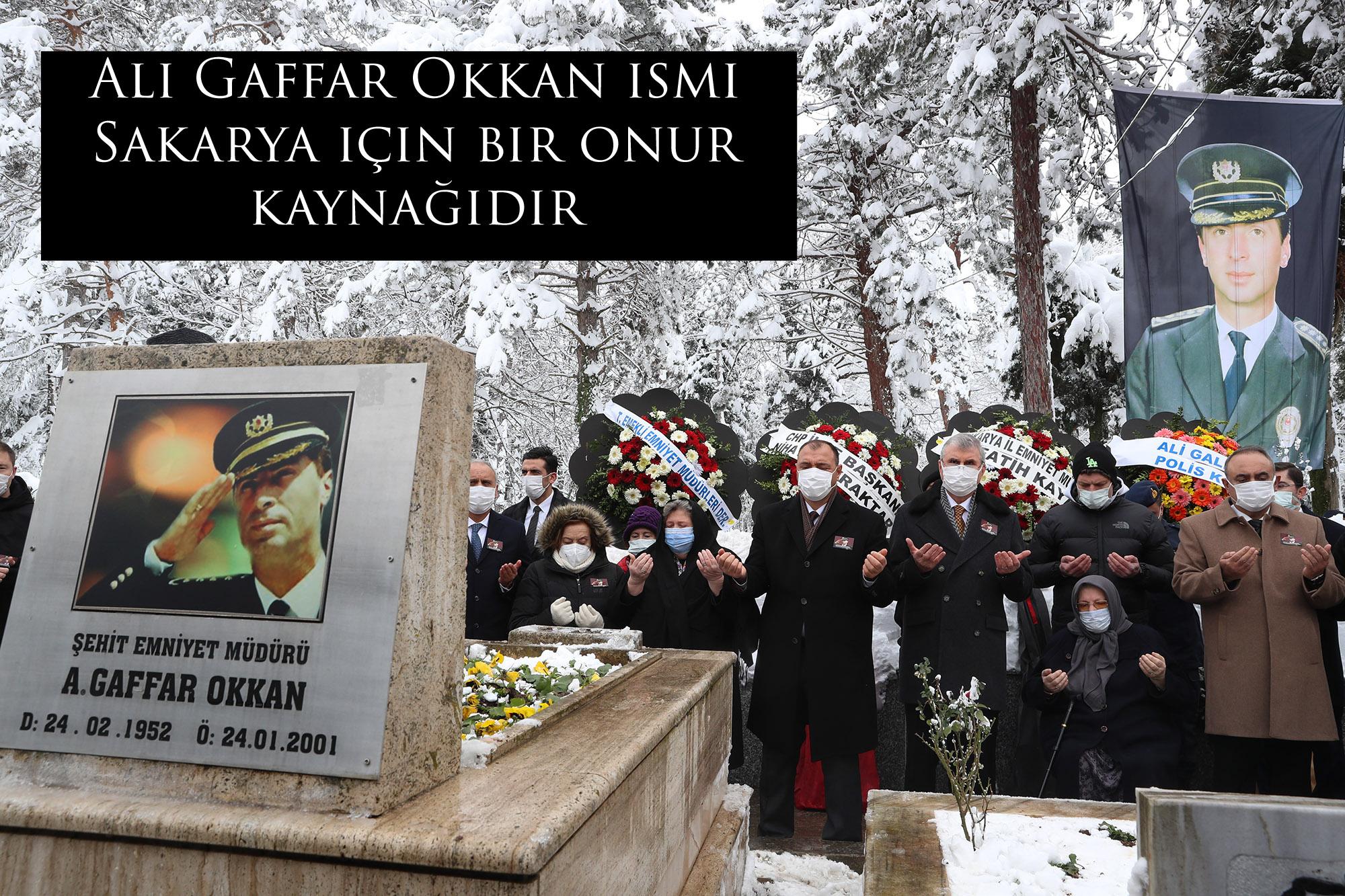 Ali Gaffar Okkan ismi Sakarya için bir onur kaynağıdır