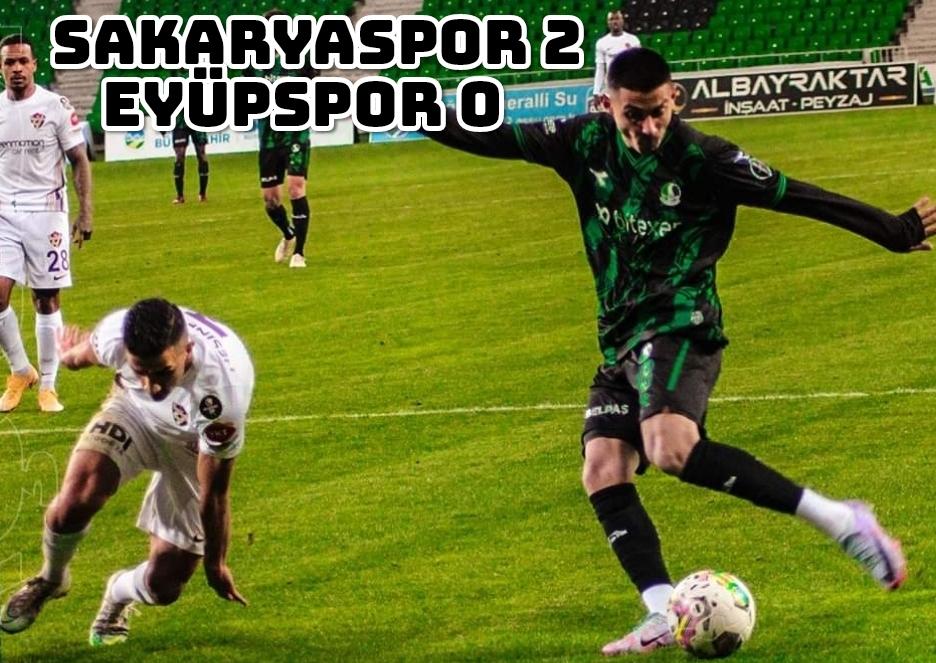 Sakaryaspor 2 Eyüpspor 0  
