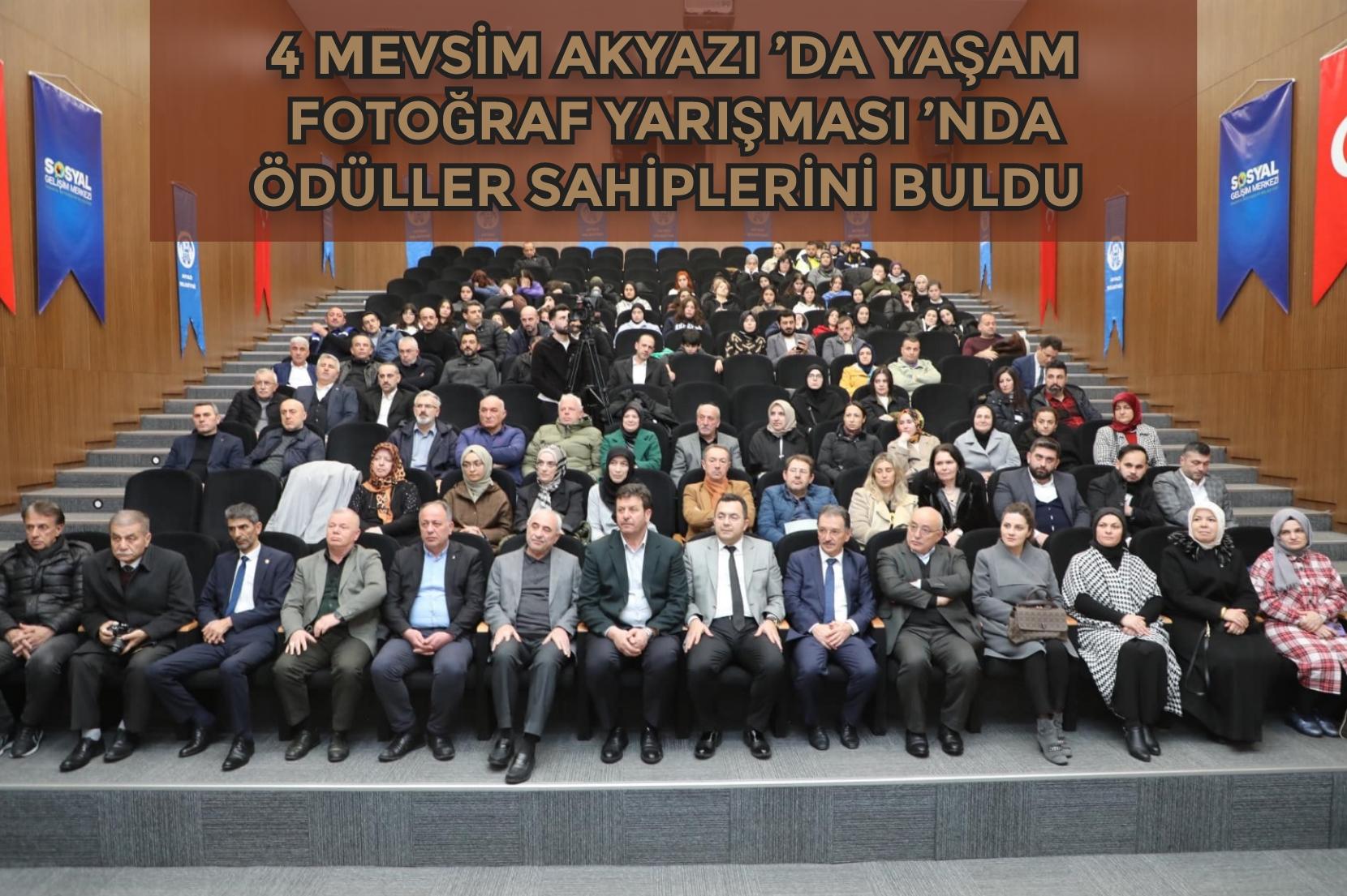 4 Mevsim Akyazı’da Yaşam Fotoğraf Yarışması’nda ödüller sahiplerini buldu 