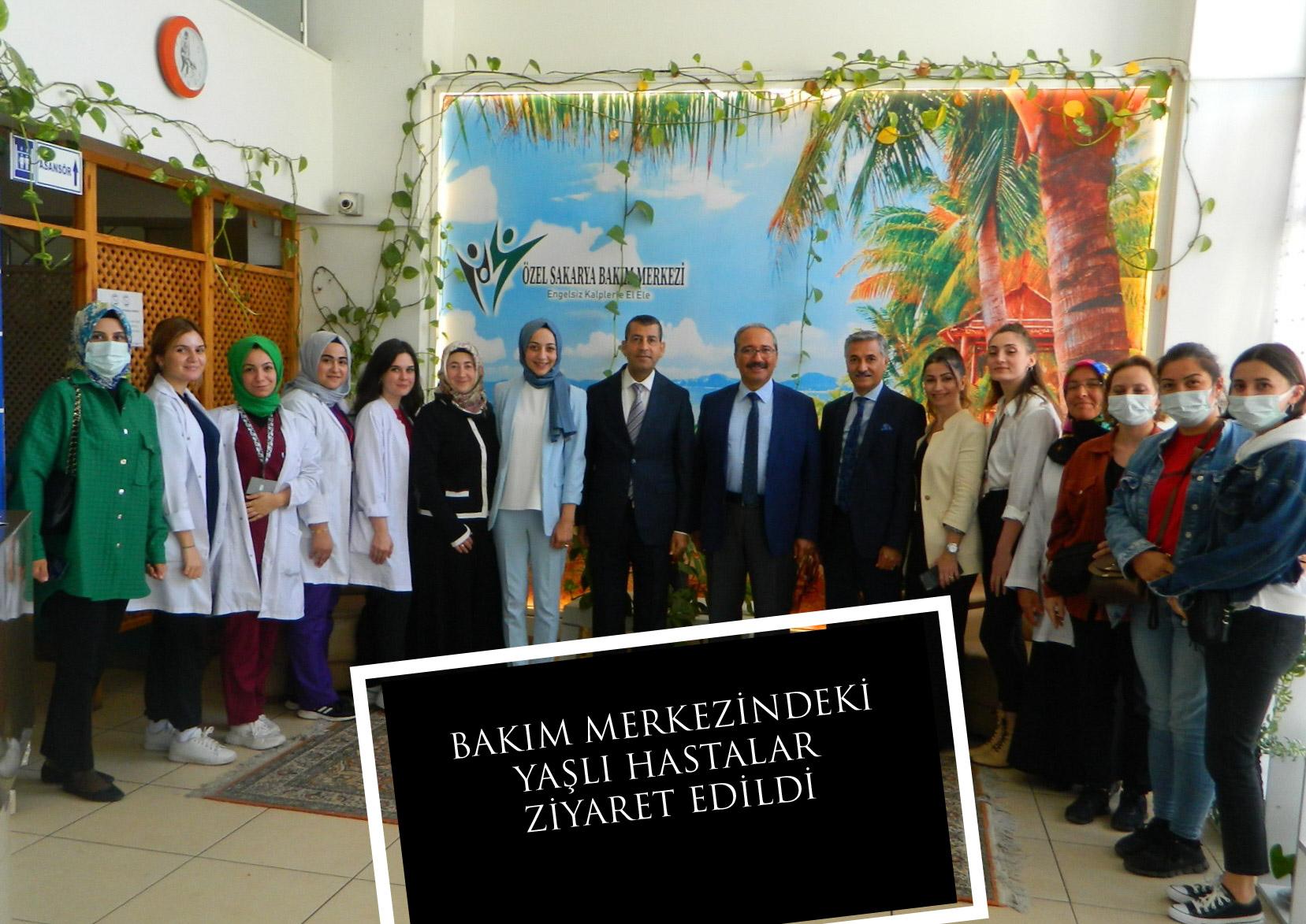 BAKIM MERKEZİNDEKİ YAŞLI HASTALAR ZİYARET EDİLDİ
