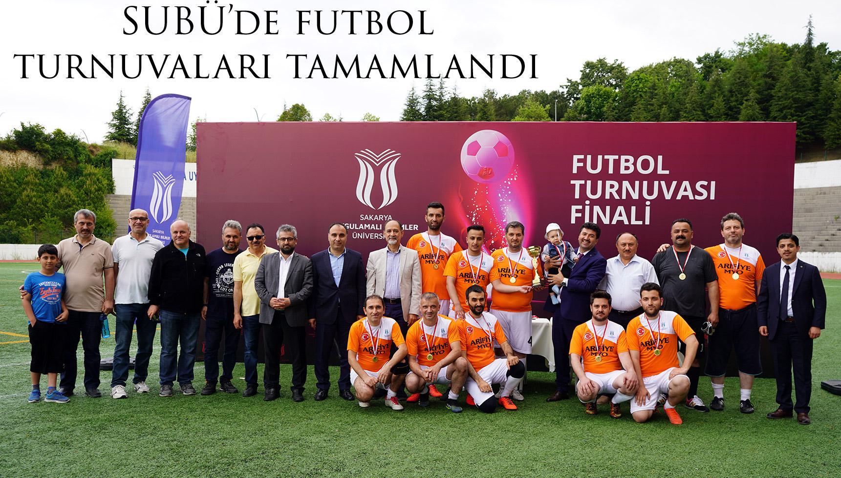 SUBÜ’de futbol turnuvaları tamamlandı