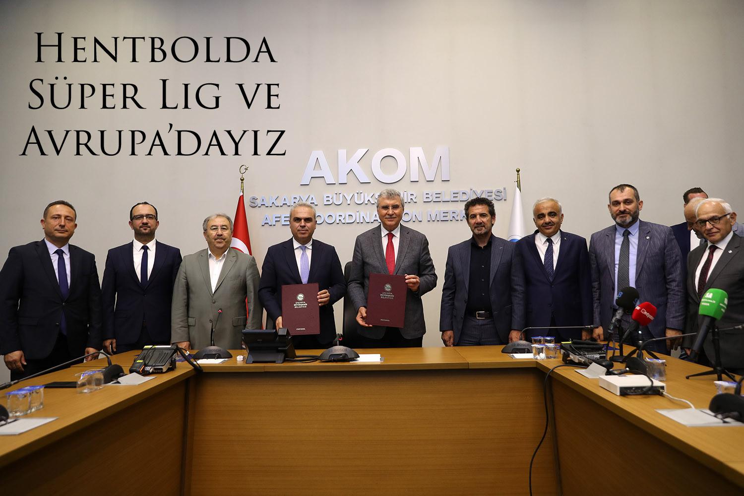 Hentbolda Süper Lig ve Avrupa’dayız