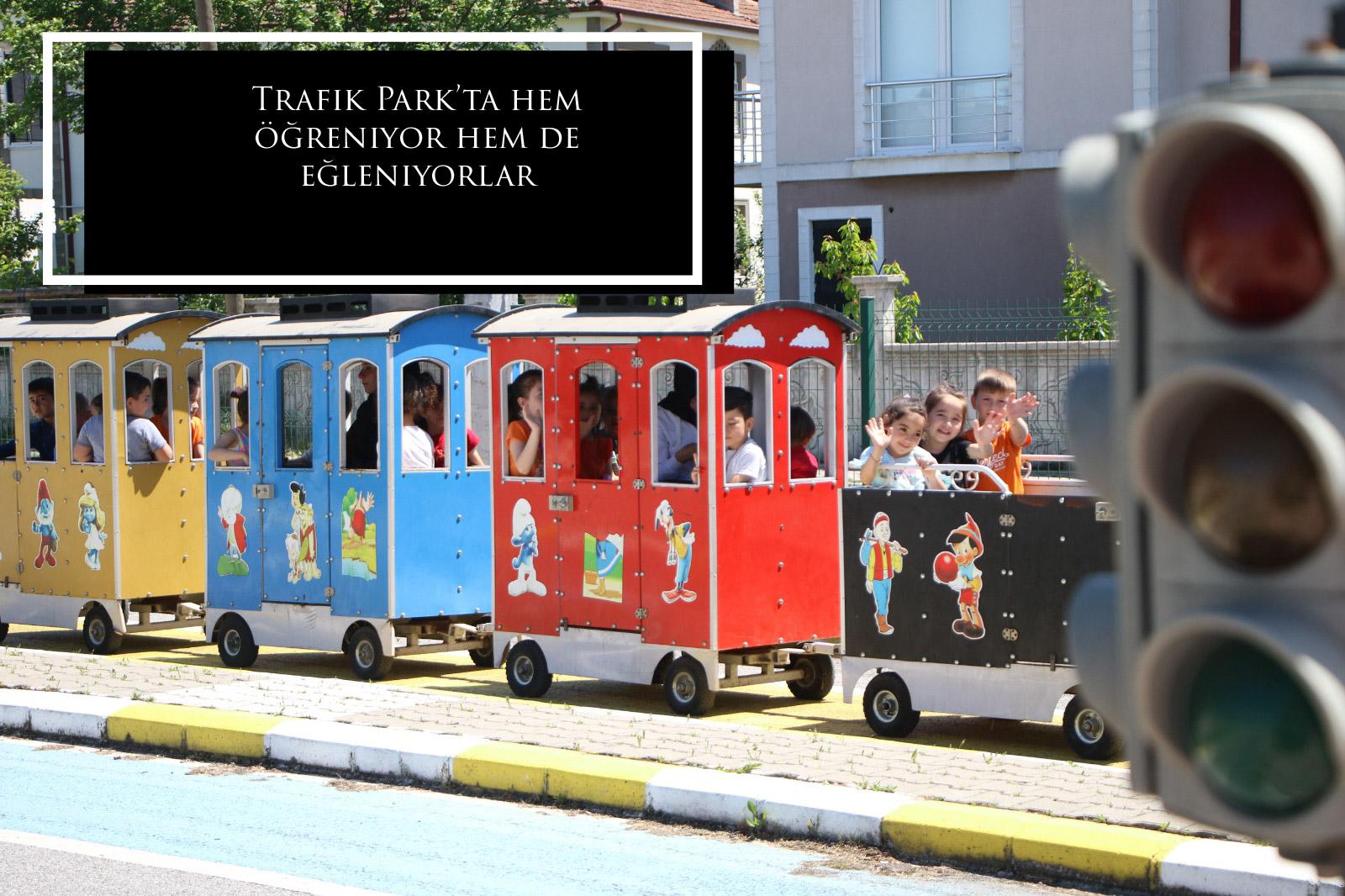 Trafik Park’ta hem öğreniyor hem de eğleniyorlar 