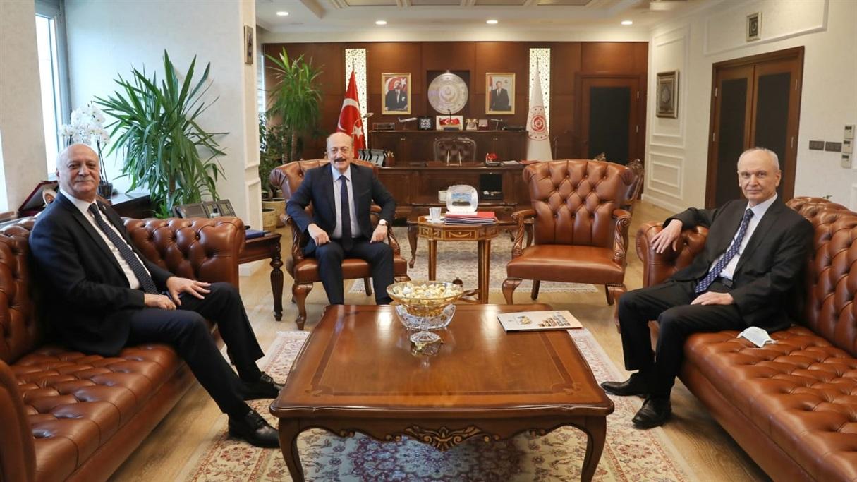 TZOB Genel Başkanı Bayraktar, Bakan Bilgin ile görüştü