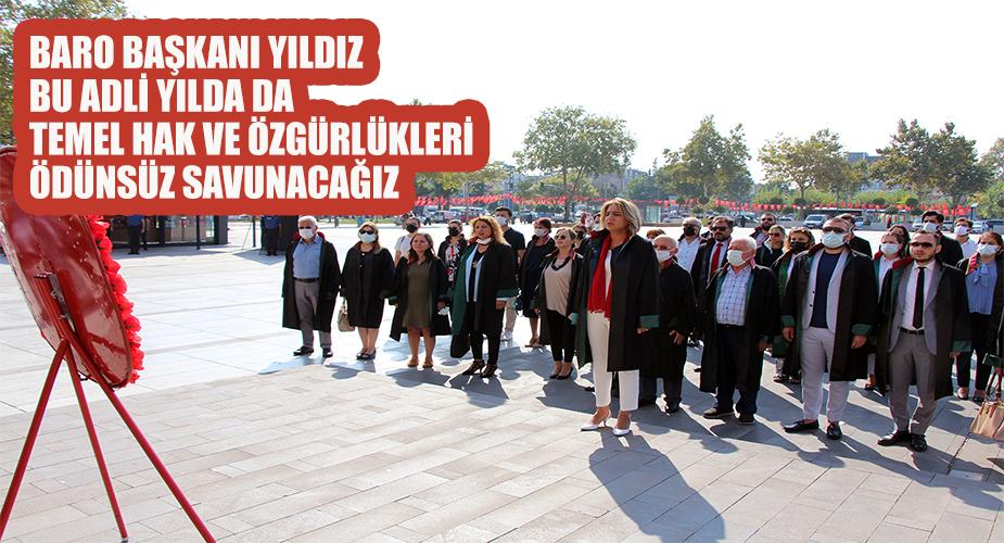 Baro Başkanı Yıldız: Bu adli yılda da temel hak ve özgürlükleri ödünsüz savunacağız