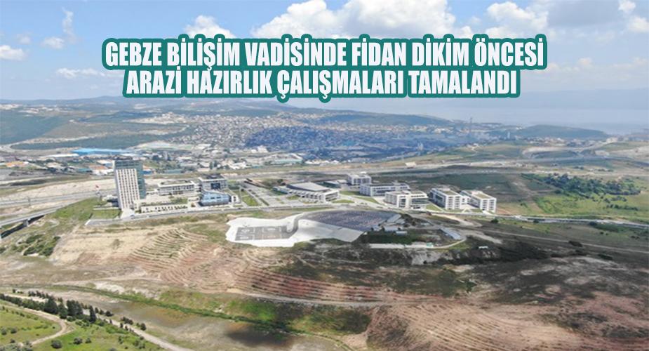 Gebze Bilişim Vadisinde Ağaçlandırma Çalışması