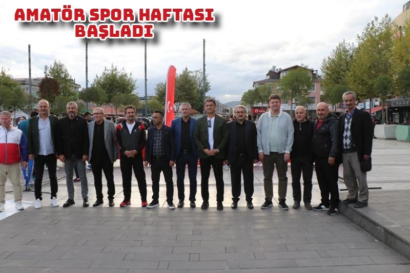 AMATÖR SPOR HAFTASI BAŞLADI