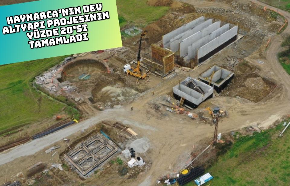 Kaynarca’nın dev altyapı projesinin yüzde 20’si tamamladı