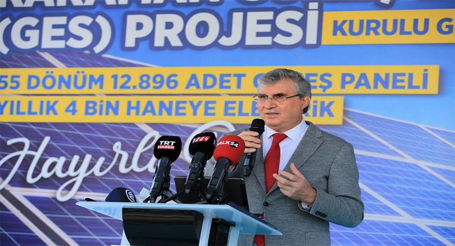 Sakarya’nın Tamamında Güneş Enerji Sistemlerini Yaygınlaştıracağız
