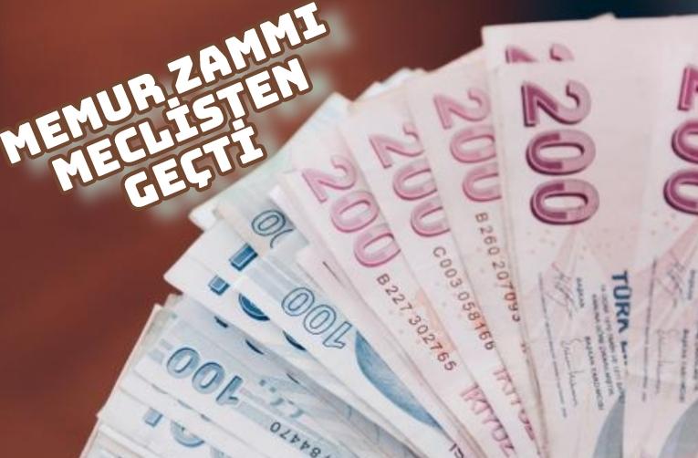 Memur ve emekli maaşlarına yapılacak zam  teklifi kabul edildi 