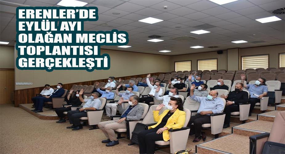 ERENLER’DE EYLÜL AYI OLAĞAN MECLİS TOPLANTISI GERÇEKLEŞTİ