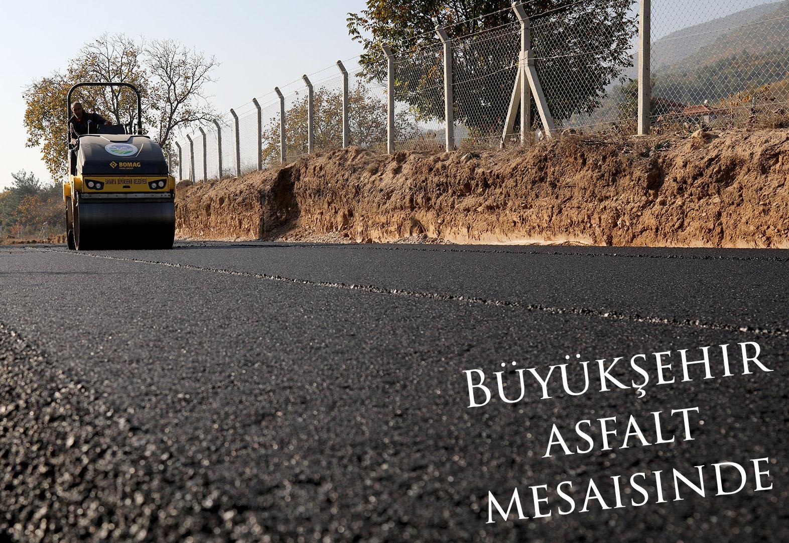 Büyükşehir asfalt mesaisinde