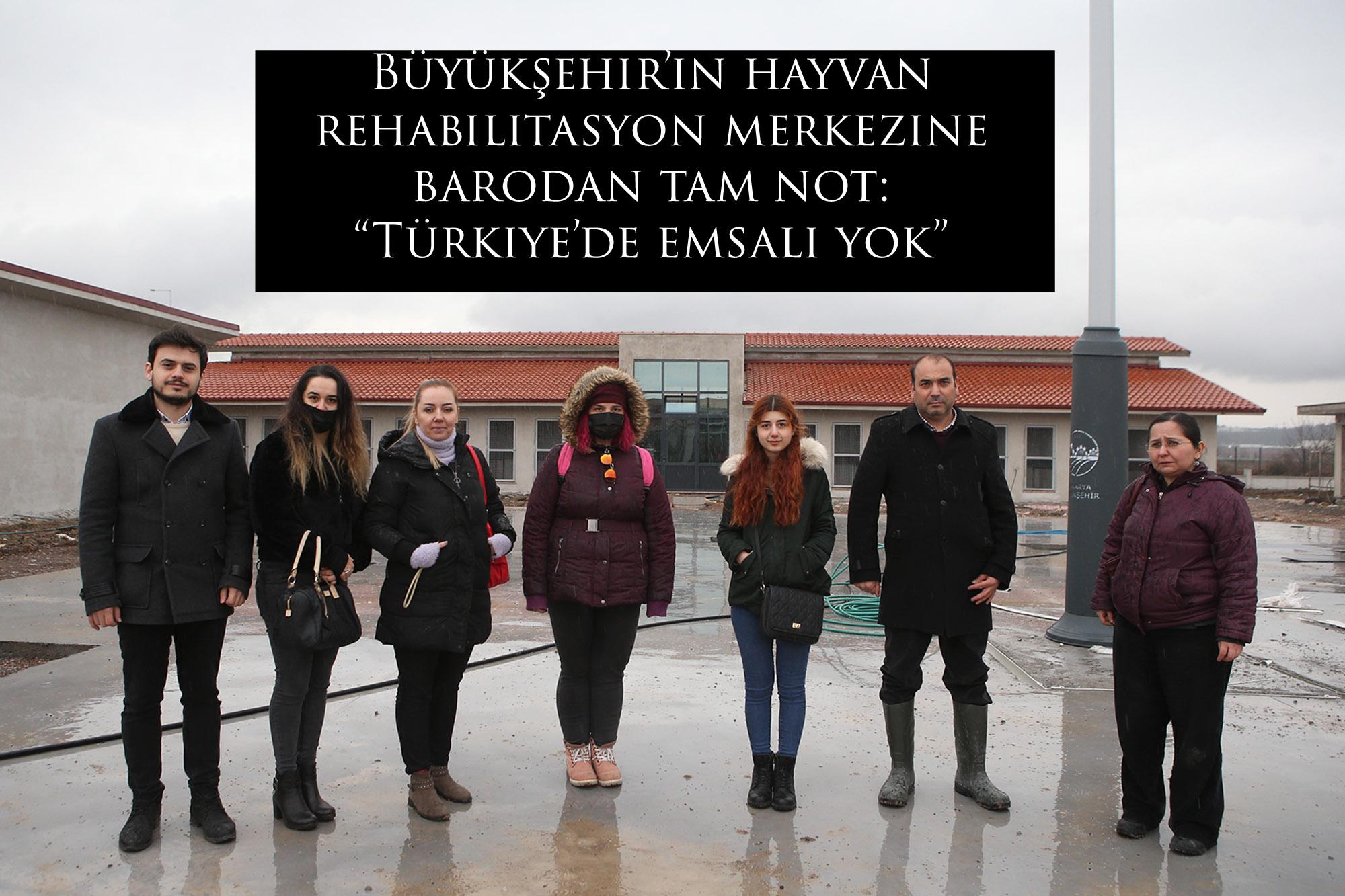Büyükşehir’in hayvan rehabilitasyon merkezine barodan tam not: “Türkiye’de emsali yok”