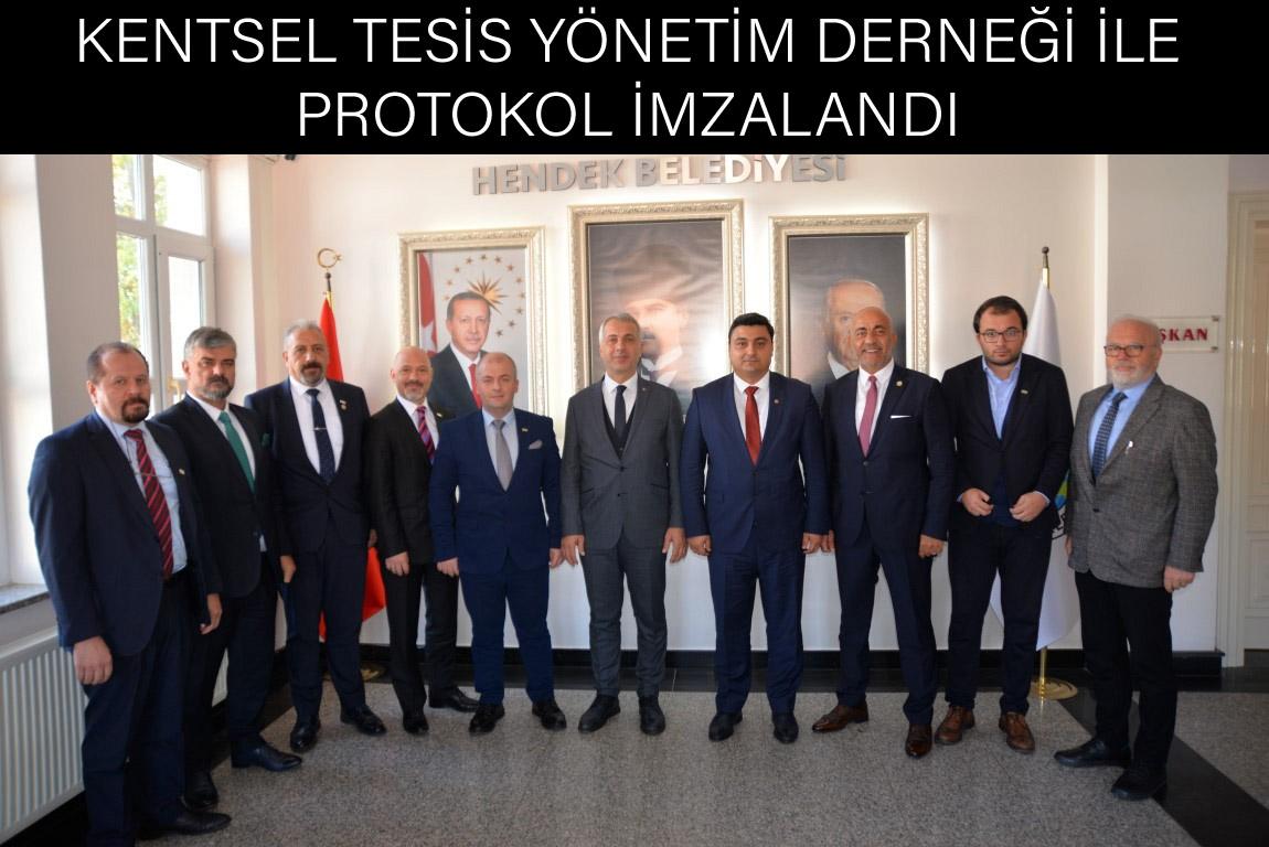 KENTSEL TESİS YÖNETİM DERNEĞİ İLE PROTOKOL İMZALANDI