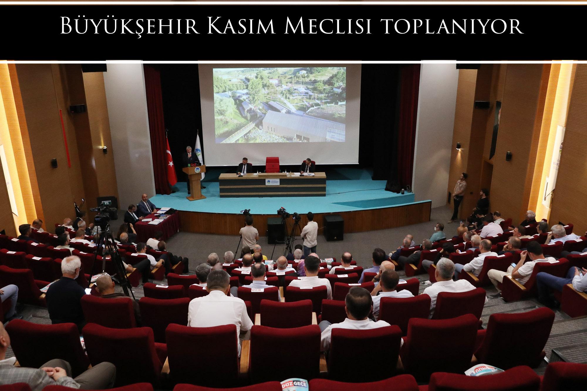 Büyükşehir Kasım Meclisi toplanıyor