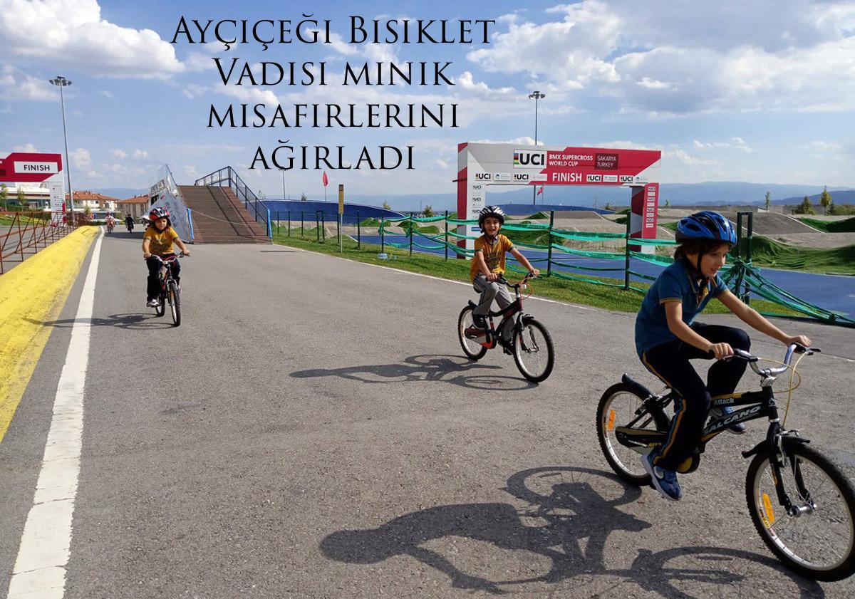Ayçiçeği Bisiklet Vadisi minik misafirlerini ağırladı