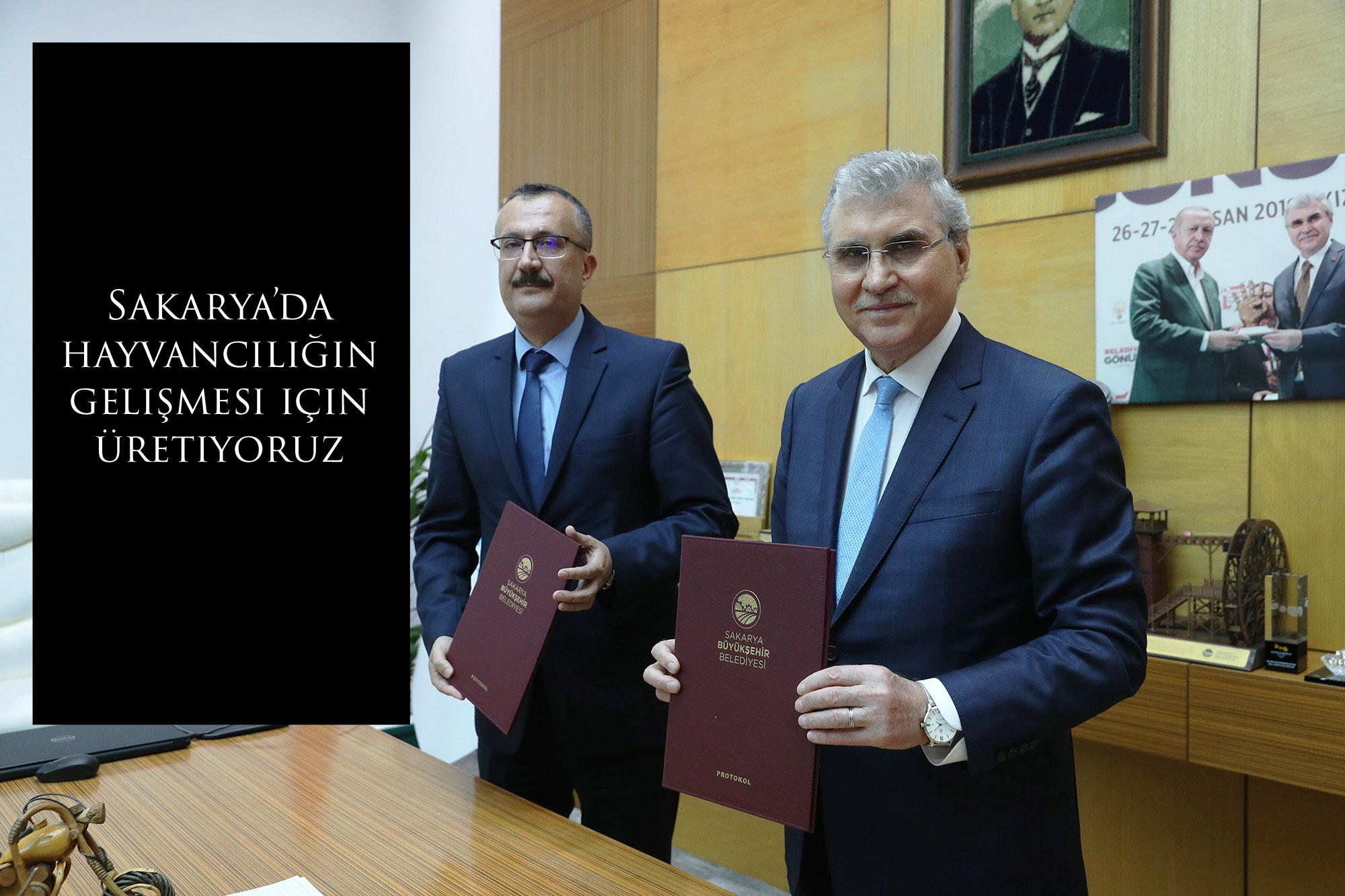 Sakarya’da hayvancılığın gelişmesi için üretiyoruz