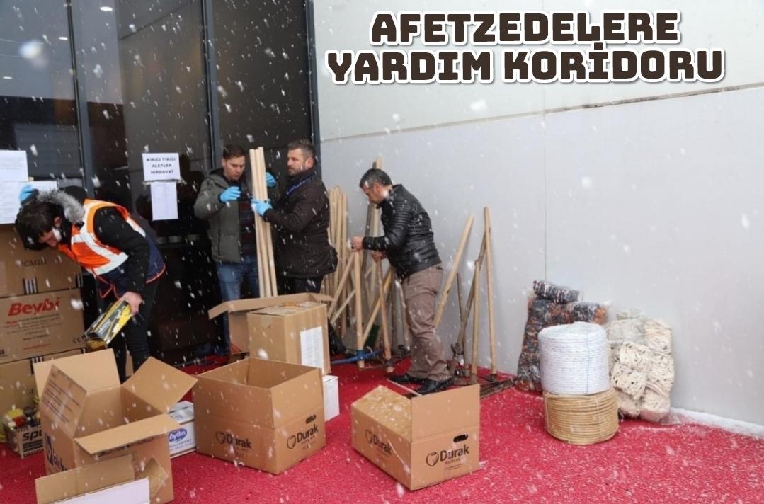 AFETZEDELERE YARDIM KORİDORU