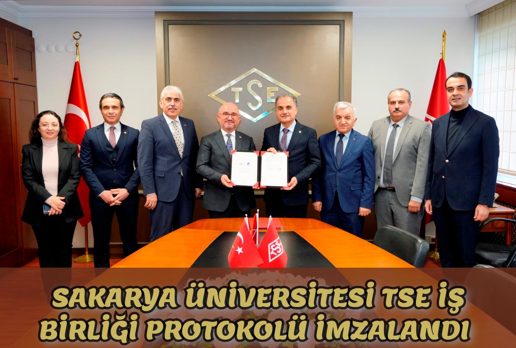 Sakarya Üniversitesi-TSE İş Birliği Protokolü İmzalandı