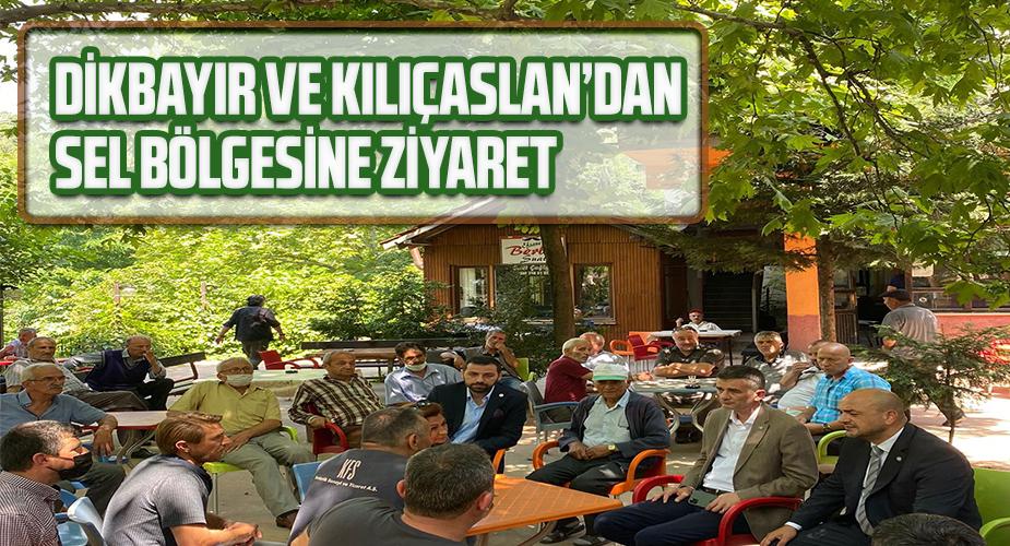 Dikbayır ve Kılıçaslan selden zarar gören Dokurcun mahallesinde