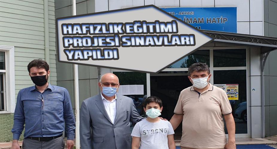 ÖRGÜN EĞİTİMLE BİRLİKTE HAFIZLIK EĞİTİMİ PROJESİ'NİN İLK ADIMI OLAN SINAV YAPILDI