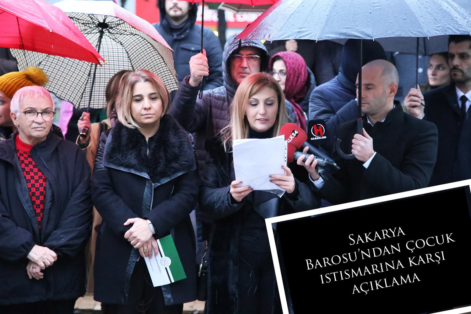 Sakarya Barosu’ndan çocuk istismarına karşı açıklama
