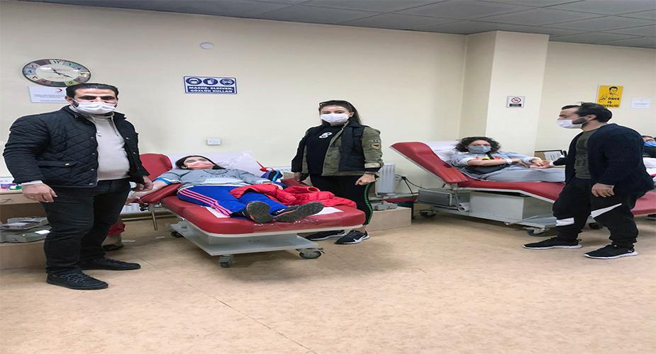 Arama ve Kurtarma Ekipleri Kan Bağışladı