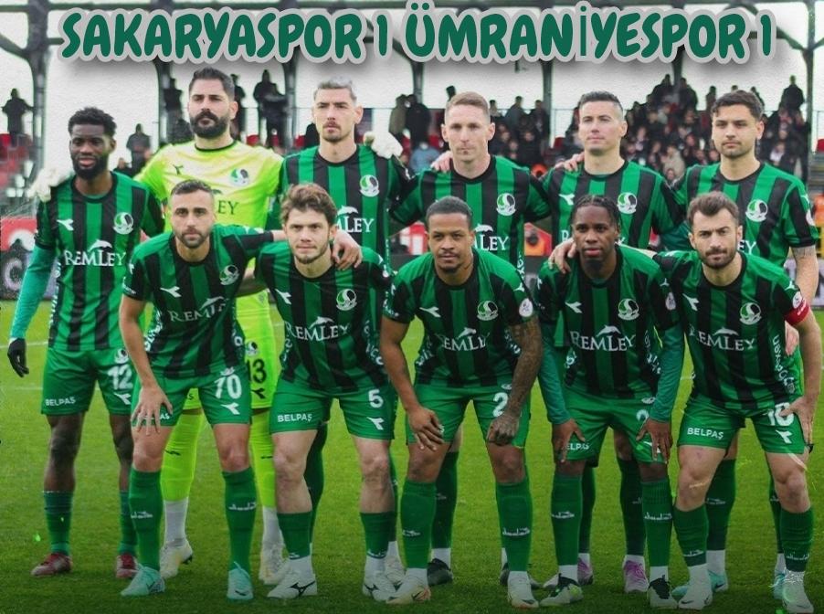 Sakaryaspor 1 Ümraniyespor 1 