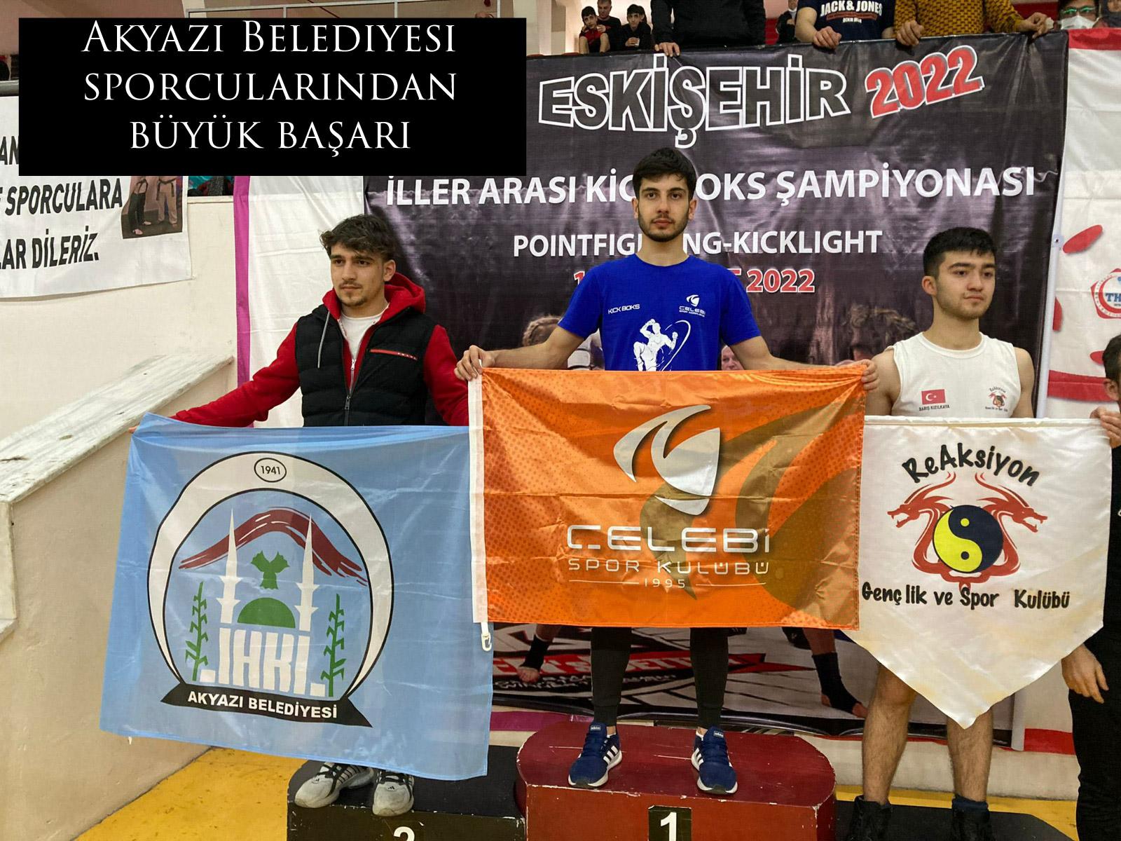 Akyazı Belediyesi sporcularından büyük başarı 