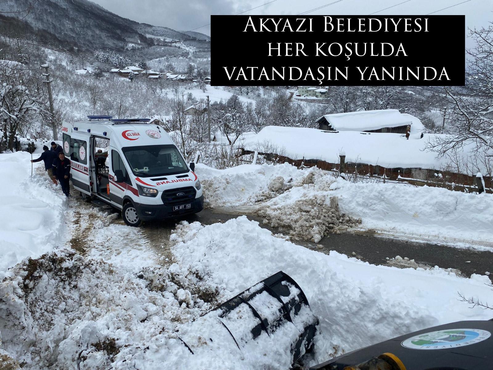 Akyazı Belediyesi her koşulda vatandaşın yanında 