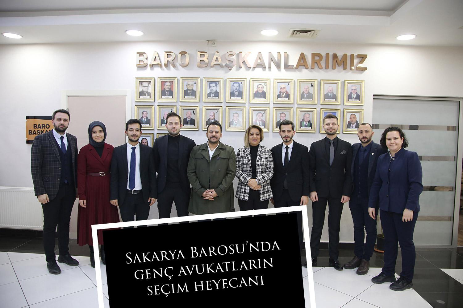 Sakarya Barosu’nda genç avukatların seçim heyecanı