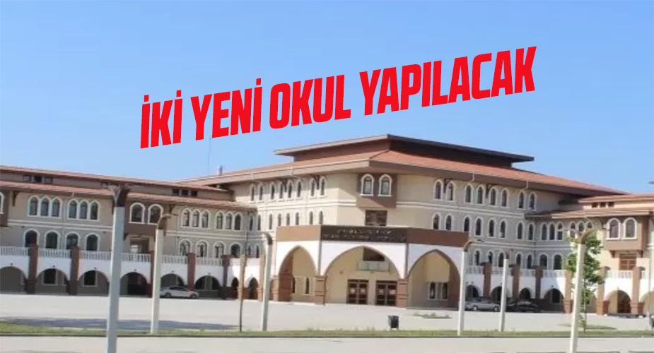 İki yeni okul geliyor, 5 okulda onarım yapılacak  