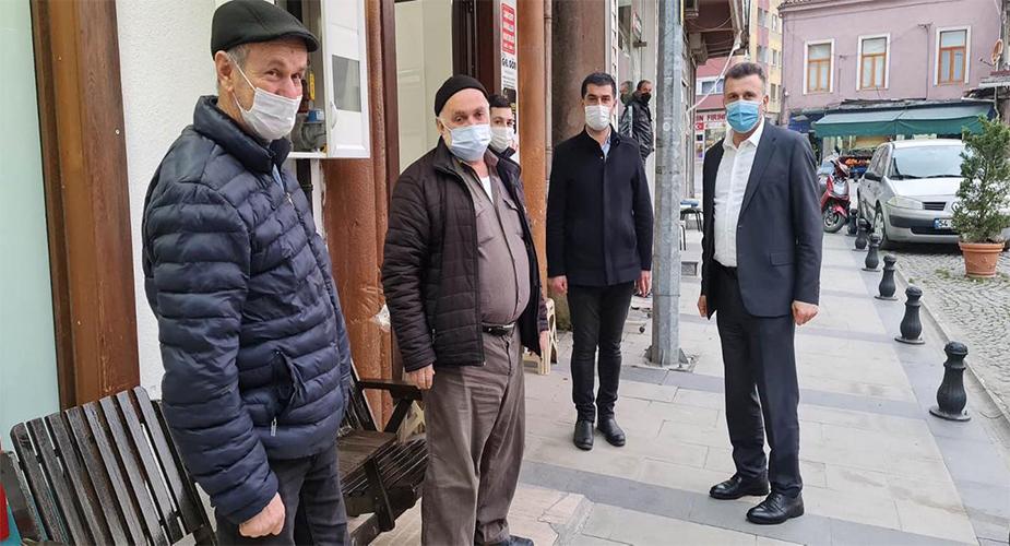 Başkan Özen, Esnafın Kandilini Tebrik Etti Hem de Hayırlı İşler Diledi
