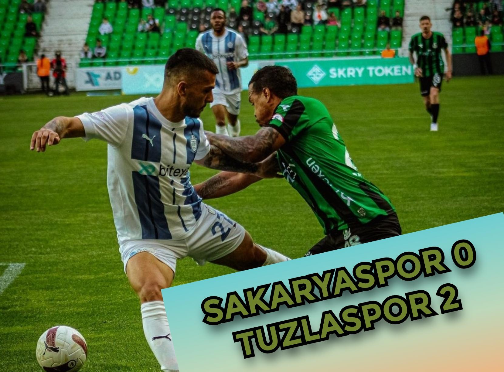 SAKARYASPOR 0 TUZLASPOR 2