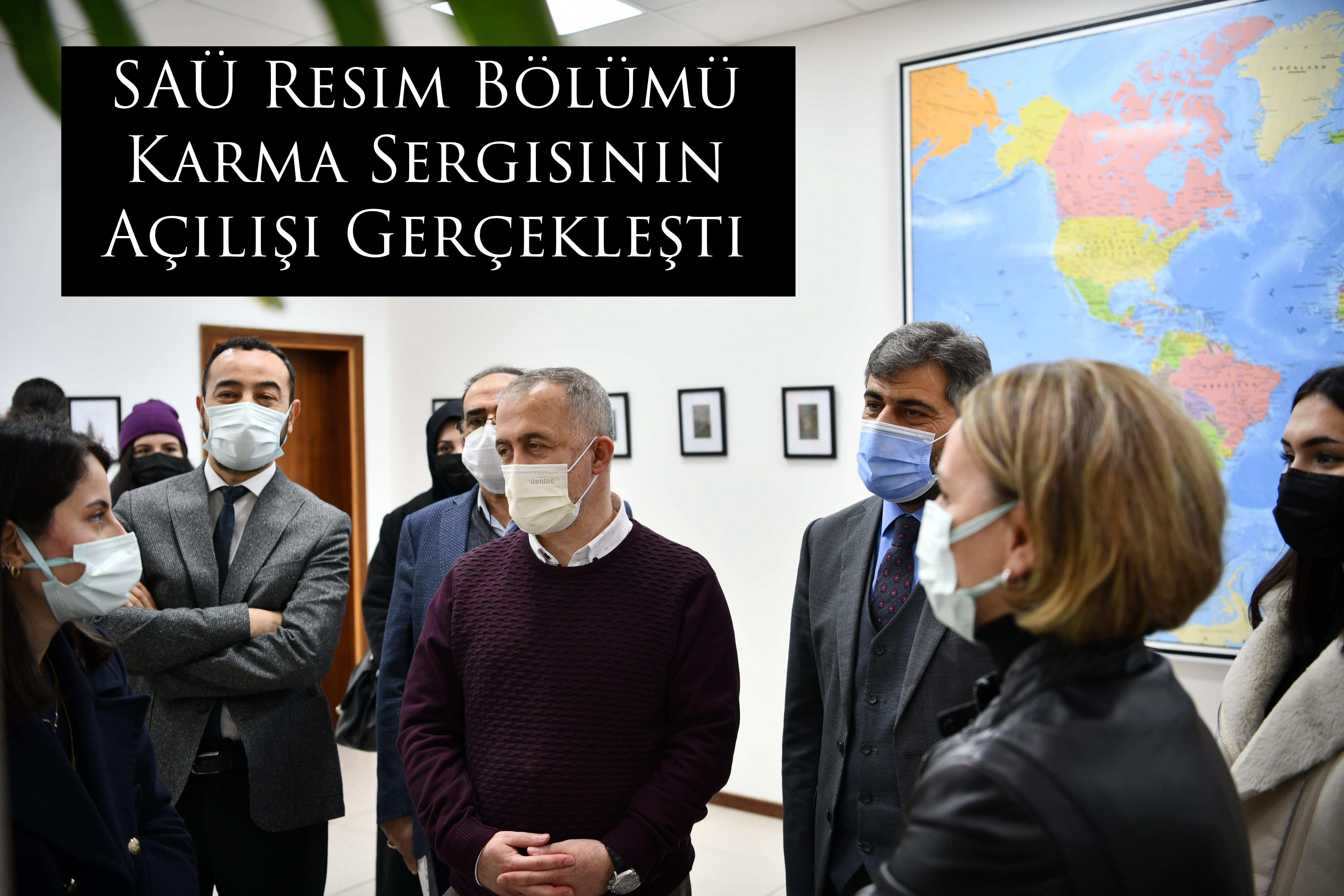 SAÜ Resim Bölümü Karma Sergisinin Açılışı Gerçekleşti 