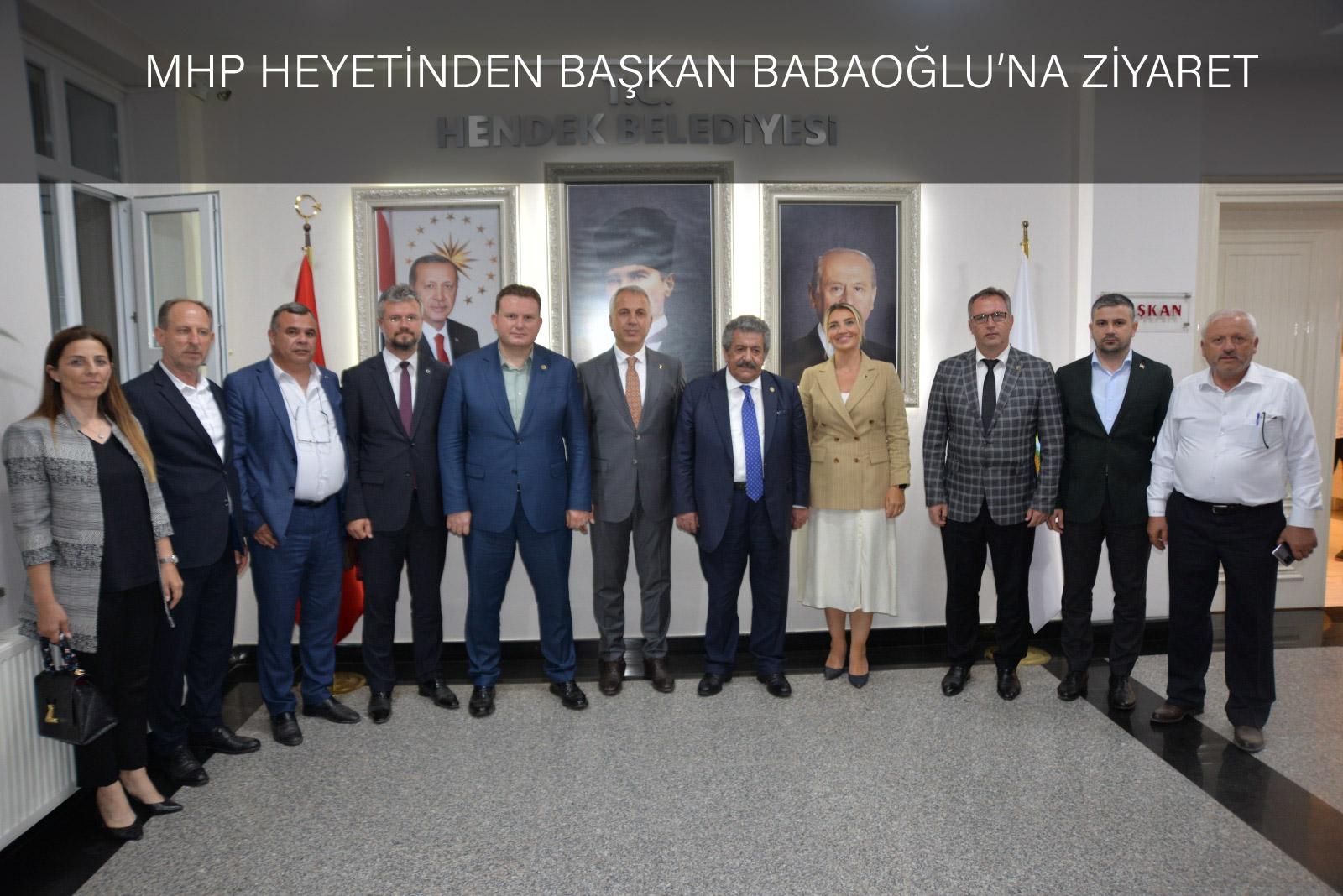 MHP HEYETİNDEN BAŞKAN BABAOĞLU’NA ZİYARET 